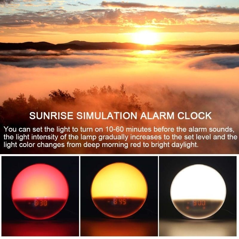 RiseGlow Sunrise Natural Wake Up Lamp